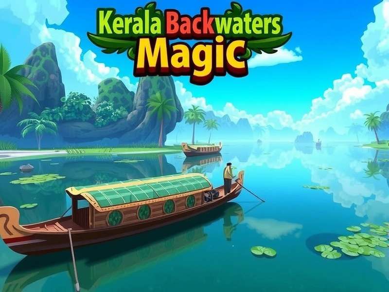 Kerala Backwaters Magic Artwork